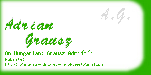 adrian grausz business card